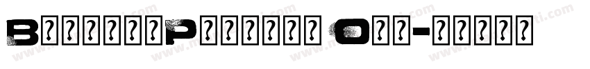 BrandorPrinted 0ne字体转换